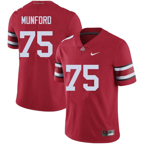 Ohio State Buckeyes #75 Thayer Munford College Football Jerseys Sale-Red